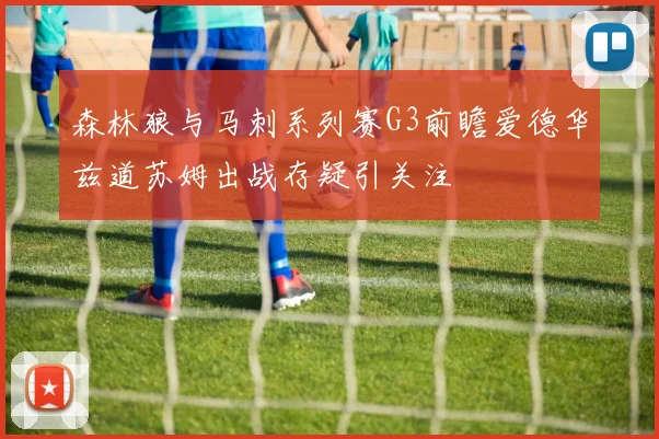 森林狼与马刺系列赛G3前瞻爱德华兹道苏姆出战存疑引关注